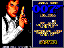 James Bond 007 - The Duel (Europe) Title Screen